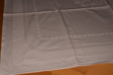 Altes Damast Tischdecke