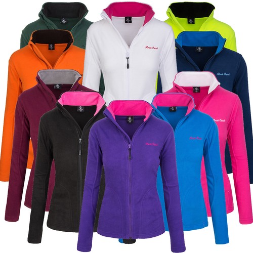 Rock creek damen fleecejacke - rock,