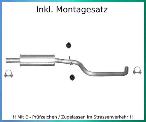 Mittelschalldämpfer für audi - mittelschalldämpfer,