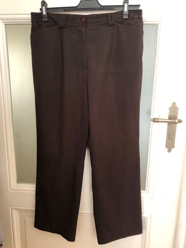 Dunkelbraune hose mit - hose,