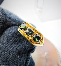 Turmalin Ring - gr. 55 ? 333 Gold grün Schmuck Goldring Vintage - Antik 