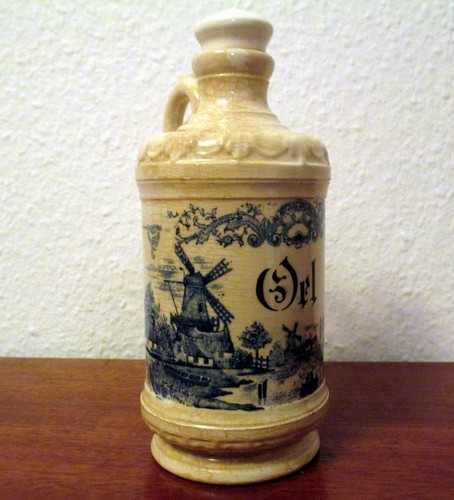 Keramik öl flasche delfter - flasche,