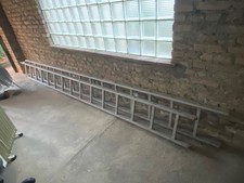 Schiebeleiter, bis 8,75 m Arbeitshöhe, Krause Fabilo 2x15  Sprossen (120564)