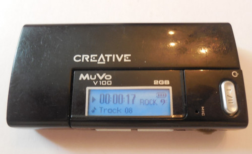 Black creative muvo v100 - black, 2gb