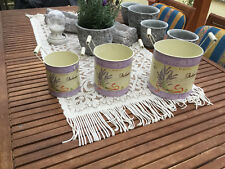 3 er Set Nostalgie Blumentopf