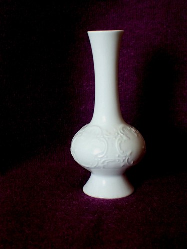 Vase weiß royal porzellan - vase,