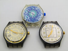 3er-SET, SWATCH MUSICALL-UHREN ALS MAGNET (M326) / SUPER GESCHENK FÜR SAMMLER