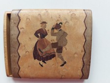 Alte Schatulle Einlegearbeiten