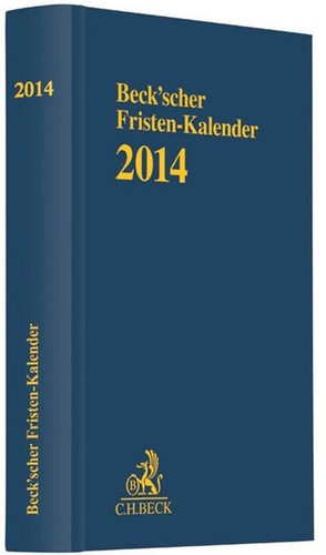 Beck scher fristen - beck'scher, fristen-kalender
