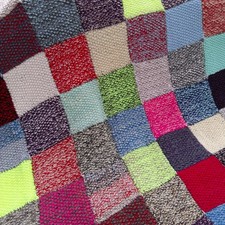 Patchworkdecke Wolldecke VINTAGE Babydecke Beindecke Decke