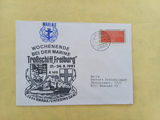 Bundeswehr-Marine: Troßschiff Freiburg in Brake/Unterweser (1981)