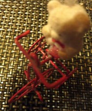 Teddy auf dem Fahrrad für Teddy Sammler