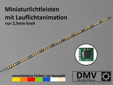 Miniaturleisten mit Lauflichtanimation für Faller Kirmes H0 1/87  N/ Z Modellbau