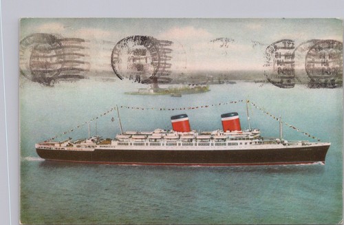 Postkarte passagierschiff - postkarte,