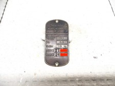 39. Typenschild Triumph Nürnberg 195 ccm NSU BMW DKW Adler Ardie Mars D-Rad 