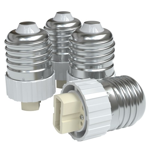 Lampensockel adapter e27 - 4x,