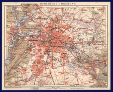 Stadtplan anno 1901 - Berlin -