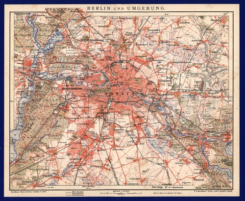 Stadtplan anno 1901 berlin - stadtplan,