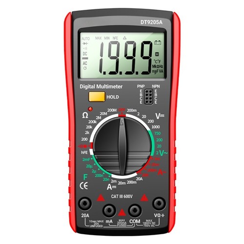 Dt9205a digital multimeter - dt9205a,