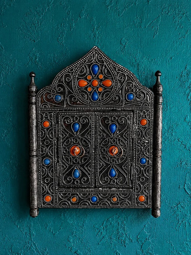 Orientalischer wandspiegel mit - orientalischer,