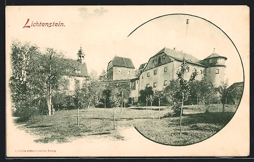 Ansichtskarte lichtenstein - ansichtskarte,