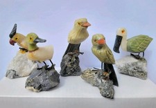 Edelsteinvögel, 5 Stück auf