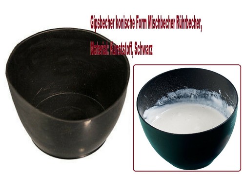 Gipsbecher konische form - gipsbecher,