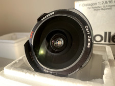 Rollei Rolleiflex Zeiss F- Distagon 16mm f /2.8 HFT QBM mount SL 35/SL 350