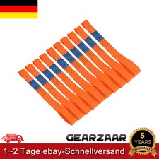 Zurrgurte Gurtschlaufen Spanngurte Schlaufe Motorrad Quad ATV Orange 10 Stück