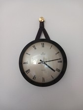 Junghans ato-mat Wanduhr Vintage: Voll funktionsfähig. D-23 cm.