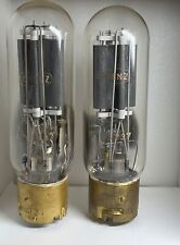 2 neue Röhren Triode Telefunken Lorenz RS237 matched pair VT4C gesockelt