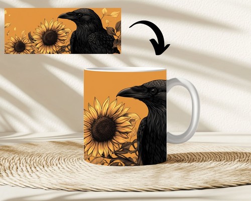 Kaffeetasse rabe mit - kaffeetasse,