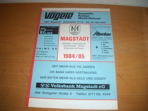 Magstadt einwohnerbuch - magstadt,,