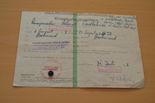 Kriegsurlaubsschein v. 1