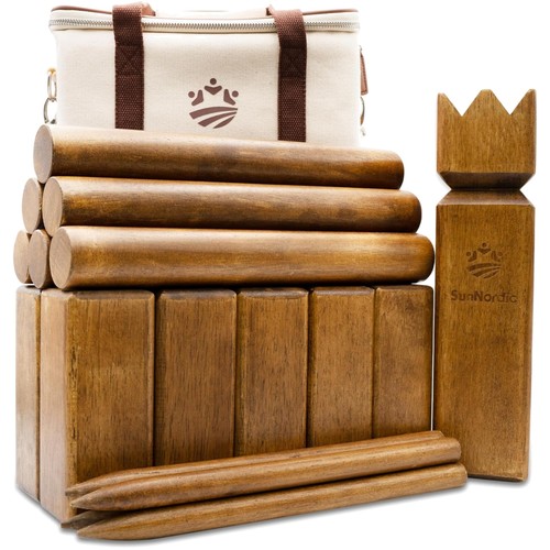 Kubb wikinger wurfspiel set - wikinger,