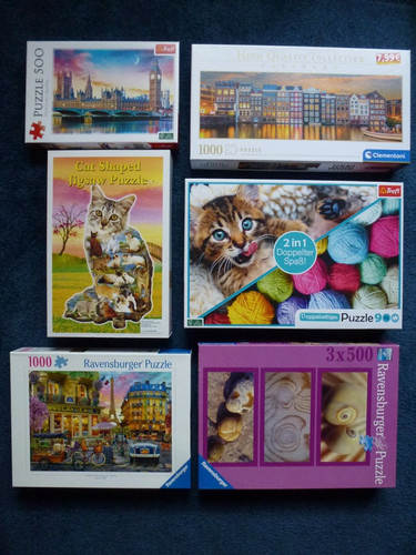 Teiliges puzzle konvolut - 9,