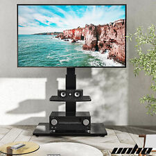 UNHO TV Wagen TV Standfuß rollbar Fernsehständer TV Rollwagen 55 65 70 Zoll LCD