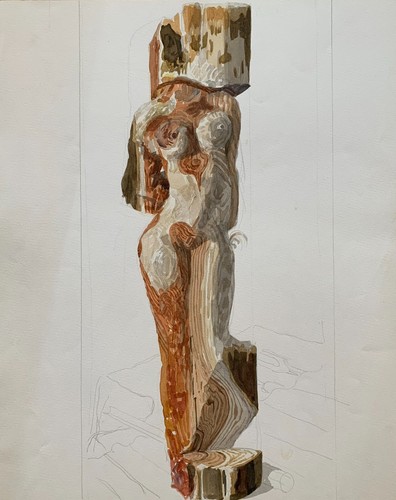 Aquarell karl adser entwurf - karl,