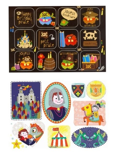 *Sticker&Postkarte*Kinder*Gebu
