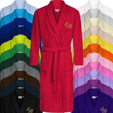 Bademantel mit Schalkragen