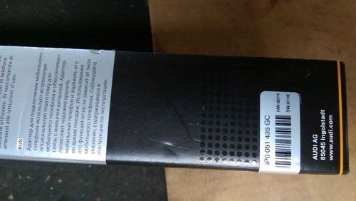Original neu audi handyadapter - neu,