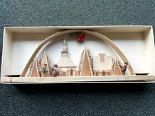 alter Schwibbogen Glöckner Wolfgang Seiffen ca 1980 Erzgebirge im Originalkarton