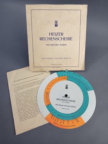 Alte heizer rechenscheibe für - alte,