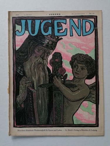 Original zeitschrift jugend - zeitschrift,