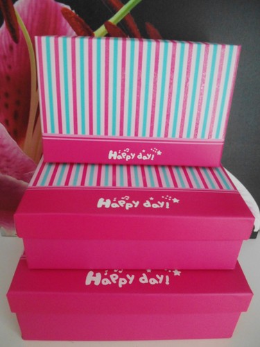 3er set geschenkbox giftbox - 1x,