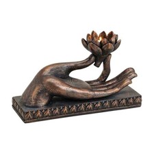 Buddha Hand mit Teelichthalter