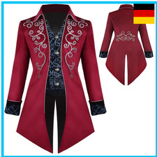 Herren Steampunk Frackjacke