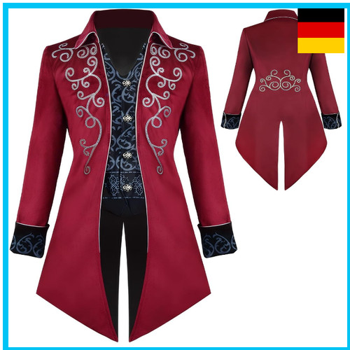 Herren steampunk frackjacke - steampunk,