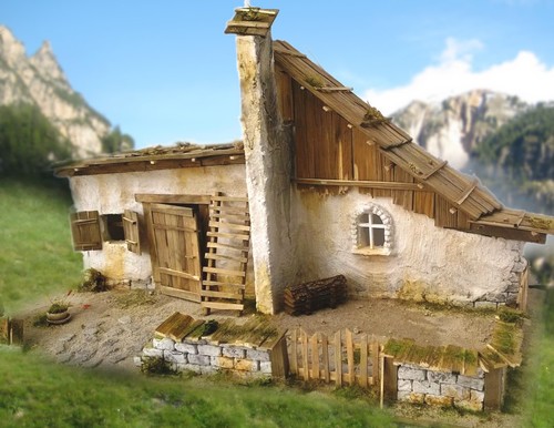 Krippenbausatz sonnenalm - krippenbausatz,