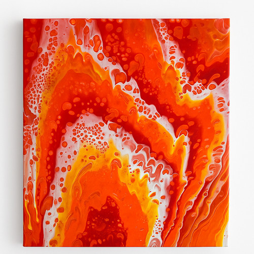 Leinwand pouring bild acryl - bild,